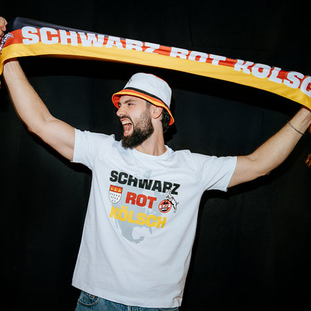 Schal Schwarz Rot Kölsch 2026