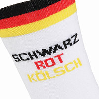 Socken "SCHWARZ ROT KÖLSCH" (4)