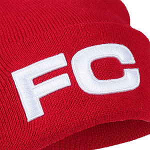 Beanie "FC" rot