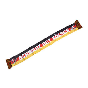 Schal Schwarz Rot Kölsch 2026