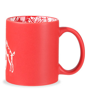Tasse "Prägung" rot