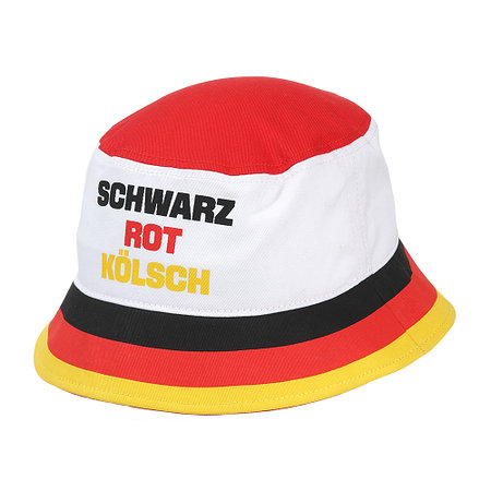 Fischerhut Schwarz Rot Kölsch 2026