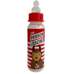 Baby-Trinkflasche "Zom Doosch lösche"