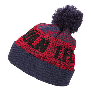 Beanie mit Bommel "Navy"