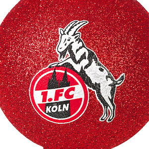 Weihnachtsbaumspitze rot Glitzer