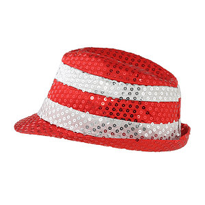 Paillettenhut "Logo"