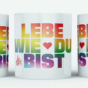 Tasse "Lebe wie du bist"