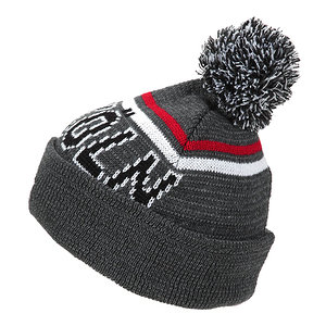 Beanie mit Bommel "Retro"